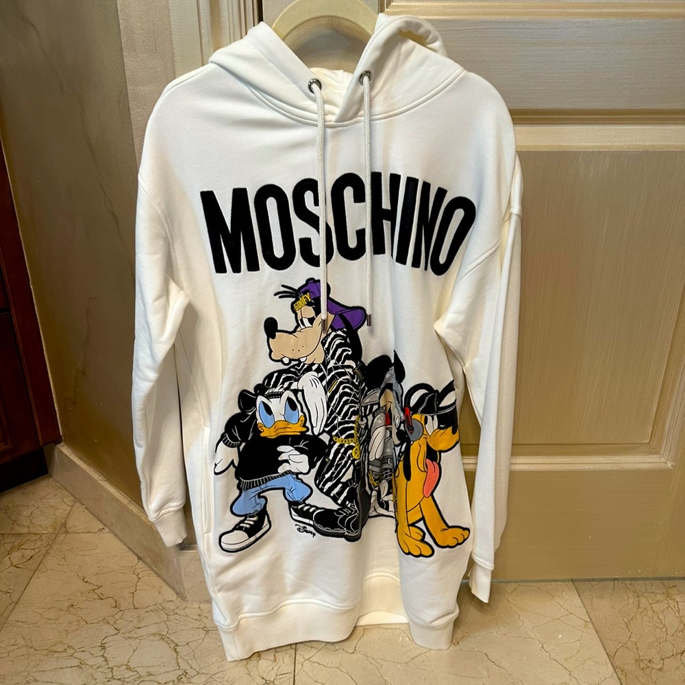 Authentic New With Tags H&M Moschino Disney Collaboration Hoodie